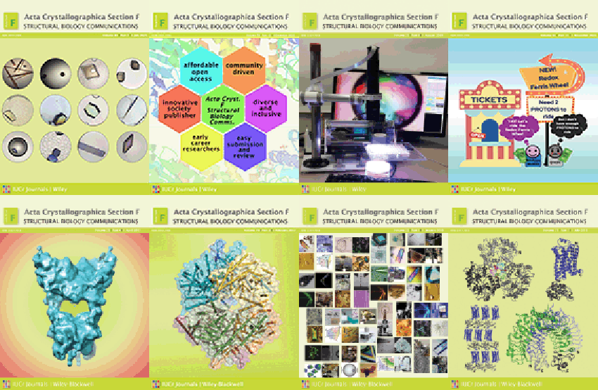 A montage of journal covers.